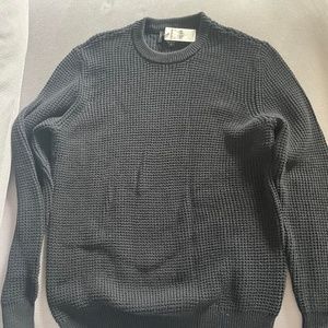 NWT Express Gray Waffle Weave Sweater